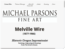 Tablet Screenshot of michaelparsonsfineart.com